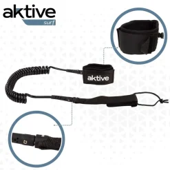 Aktive Leash en Espiral para Paddle Surf