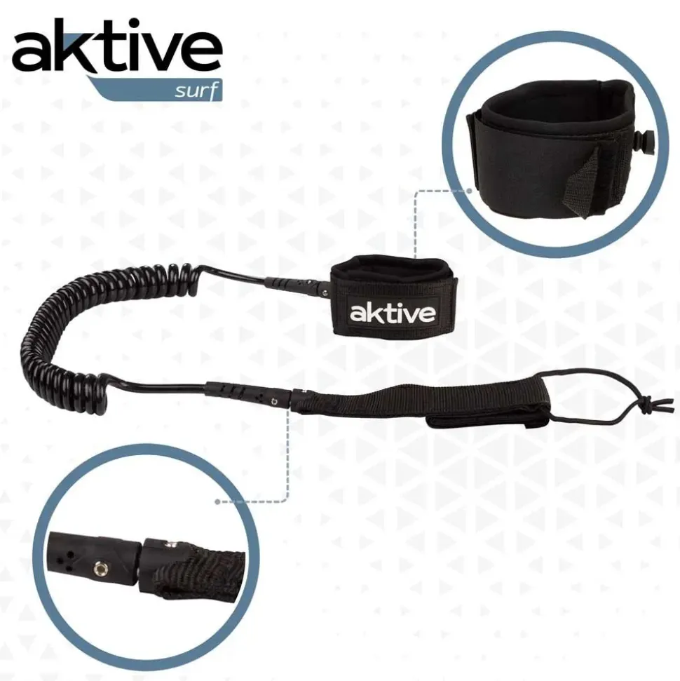 Aktive Leash en Espiral para Paddle Surf