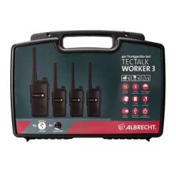 Albrecht Walkie-talkie Tectalk worker 3 4 unidades
