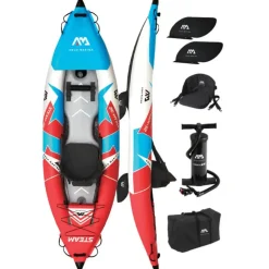 Aqua Marina Conjunto de Kayak Inflable Steam K2 Professional