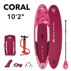 Aqua Marina Tabla de paddle surf hinchable Coral