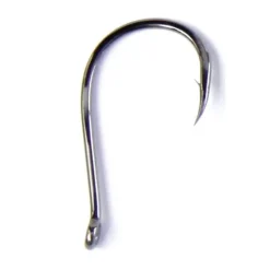 Asari Anzuelo simple con ojal con muerte Chinu Laser Carbon