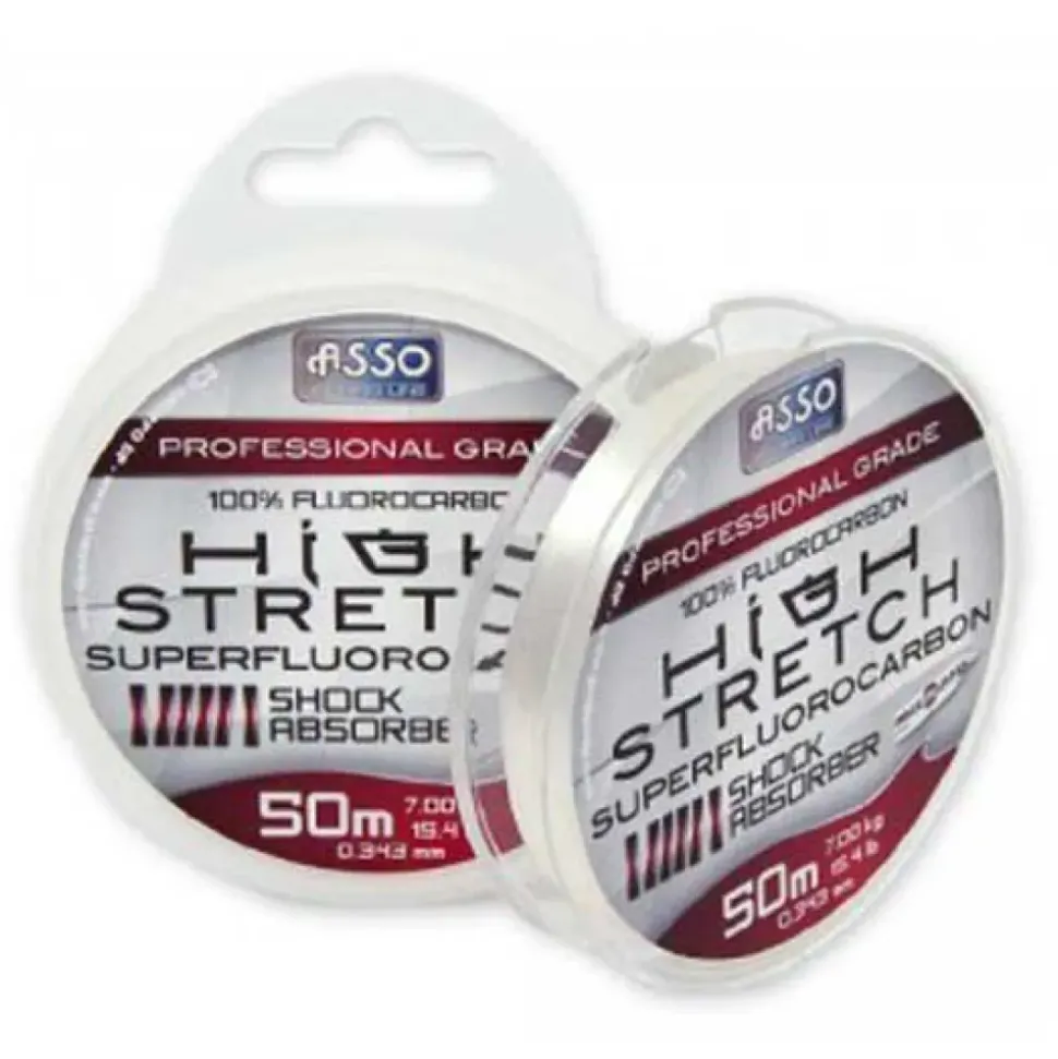 ASSO Fluorocarbono High Stretch 50 m