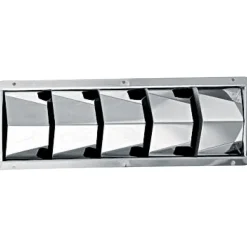 Attwood Rejilla de ventilación rectangular Acero inoxidable