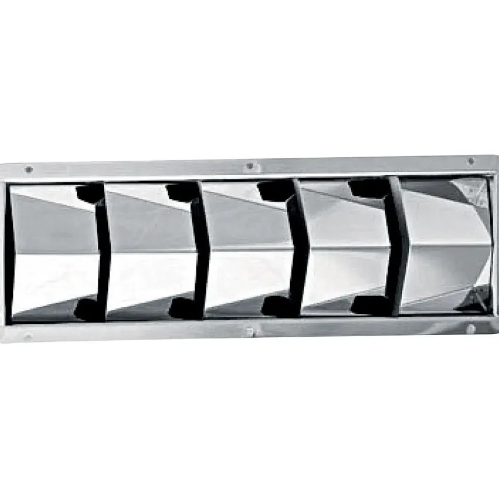 Attwood Rejilla de ventilación rectangular Acero inoxidable