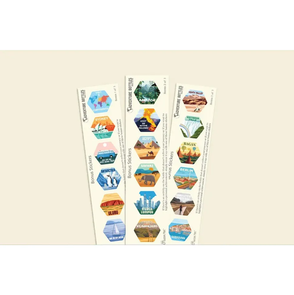 Awesome Maps Botella térmica Adventure world 1l