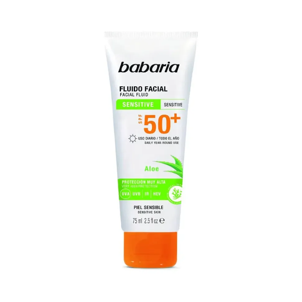Babaria Crema solar antimanchas y antiarrugas SPF50+ 75ml