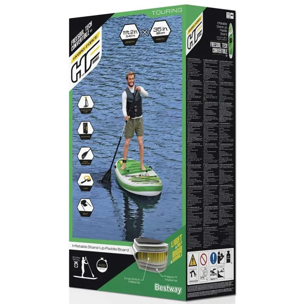 Bestway Set de paddle surf hinchable Hydro-Force Freesoul Tech 11´0´´