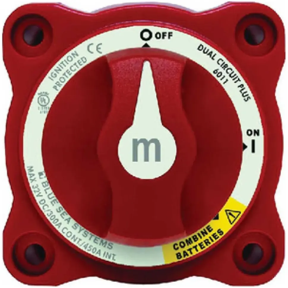 Blue Sea Systems Serie M Doble Circuito Plus