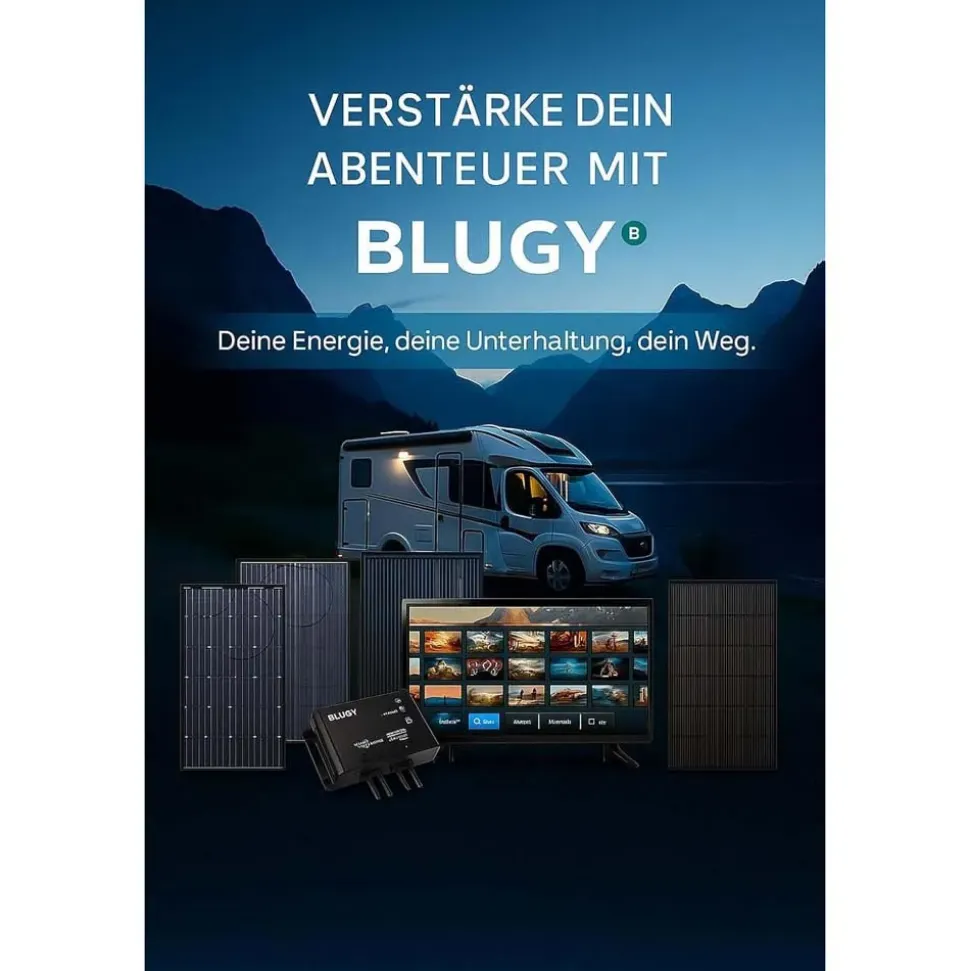 Blugy Televisor LED HD Smart 19`` 1366x768 píxeles 12V