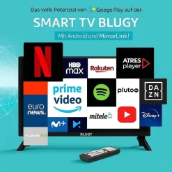 Blugy Televisor LED HD Smart 19`` 1366x768 píxeles 12V