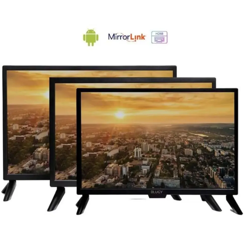Blugy Televisor LED HD Smart 19`` 1366x768 píxeles 12V