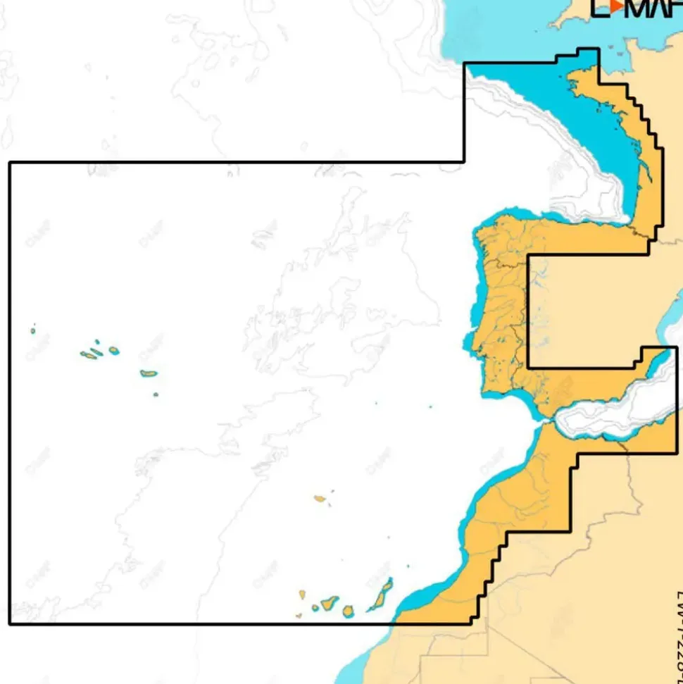 C-map Descubre la tarjeta X de las costas de Europa occidental