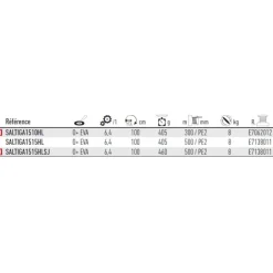 Daiwa Carrete de jigging Saltiga 1510 HL
