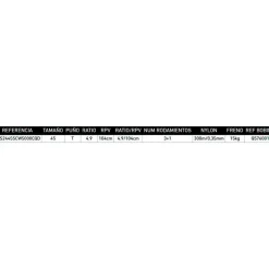 Daiwa Carrete de surfcasting Crosscast Surf SCW 45 2024