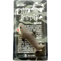 Dive Inspire Imán Bruce Black Tip Reef Shark