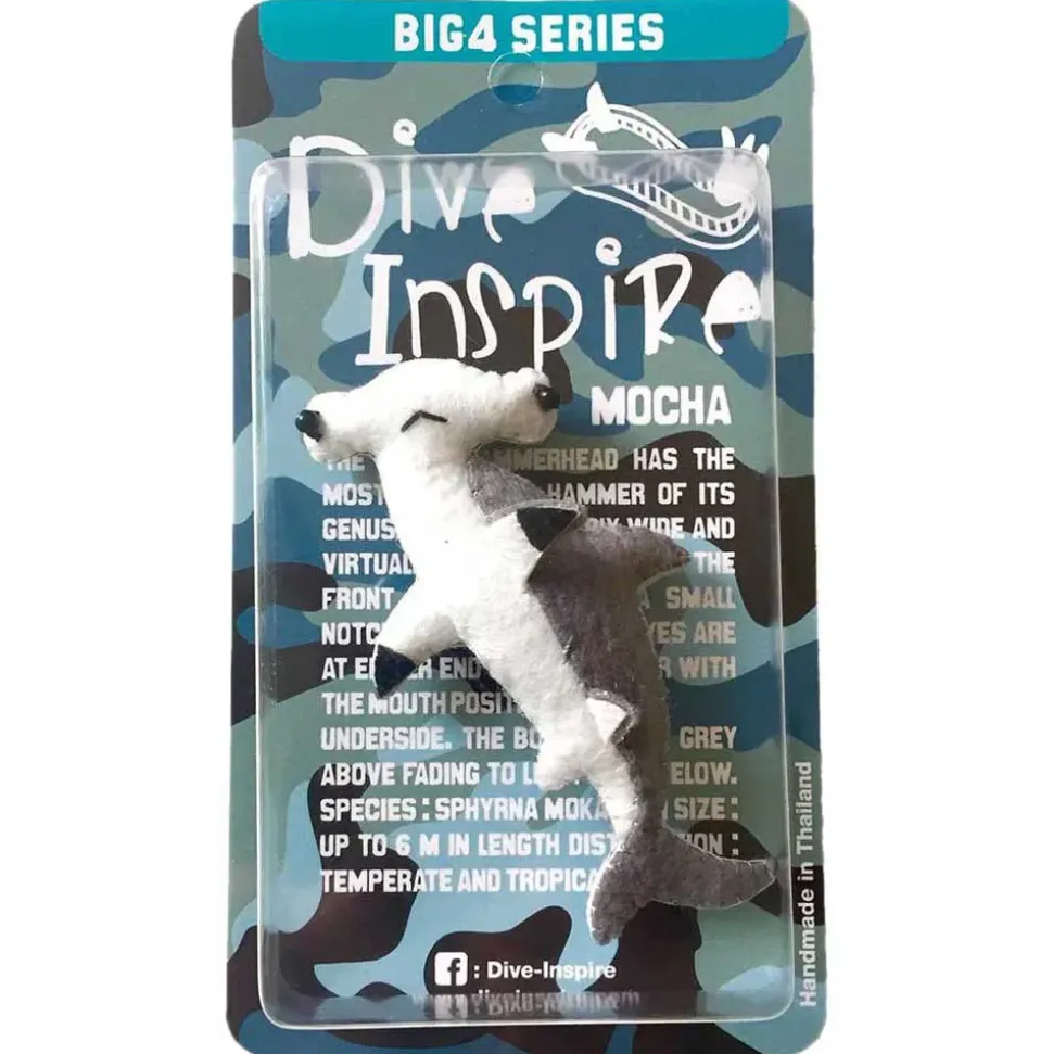 Dive Inspire Imán Mocha Hammerhead Shark