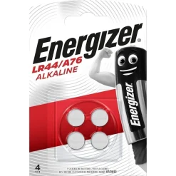 Energizer Pila de botón Alkaline Speciality LR44 4 unidades