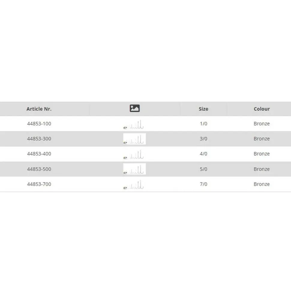 Energoteam Anzuelo simple con ojal Aberdeen