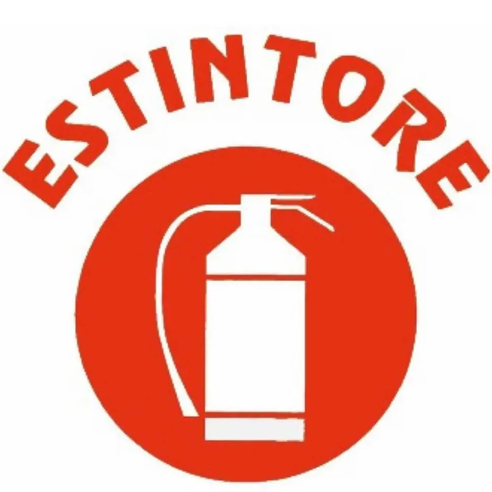 Erregrafica Pegatina Extintor de incendios