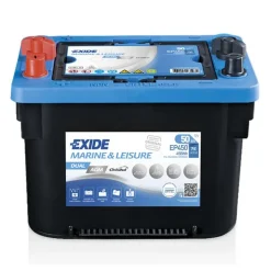 Exide Batería 12V/750 CCA Dual Agm Ep450 50Ah
