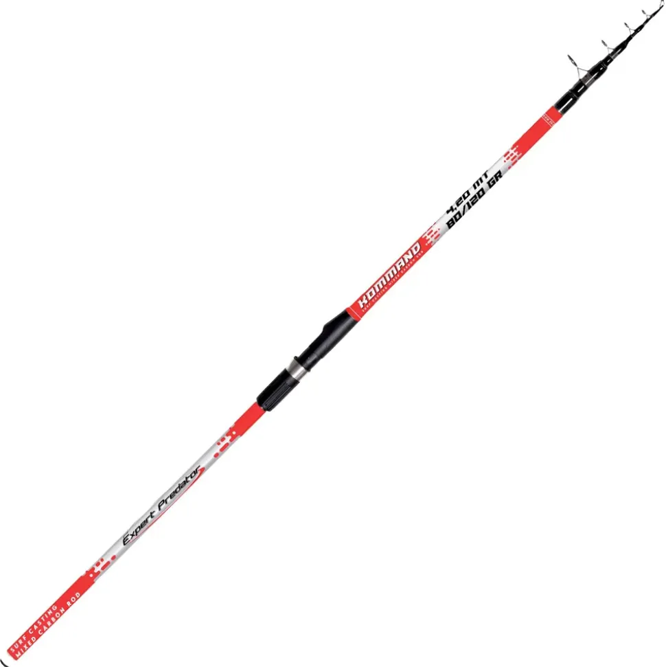 Expert Predator Caña de surfcasting telescópica Kommand