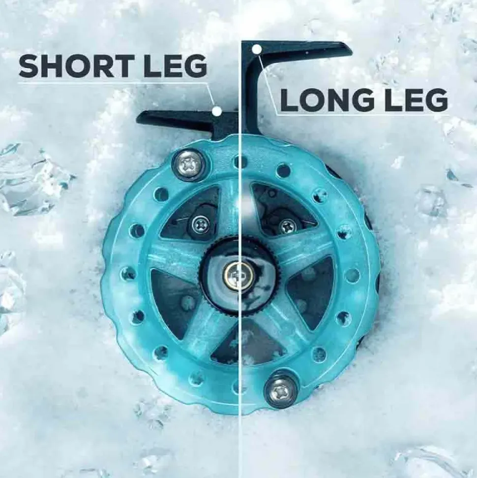 Golden Catch Carrete de pesca en hielo N-Ice Crystal