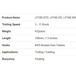 Halco Minnow Laser Pro 190 DD 47g 185 mm