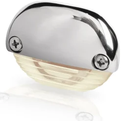 Hella Marine Luz de cortesía cromada blanca cálida 0.5W