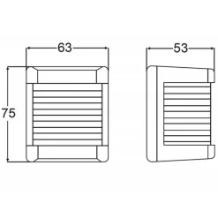 Hella Marine 3562 Luz Verde Derecha 12V 10W