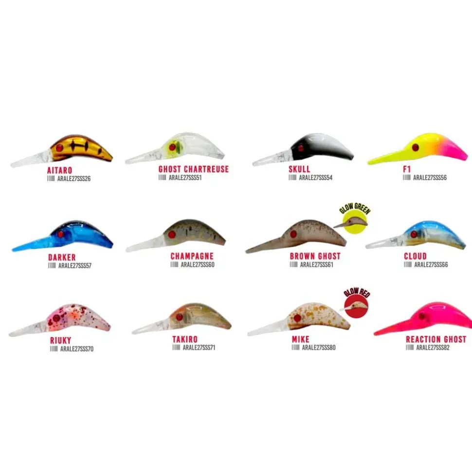 Herakles Crankbait Aleca Sinking 2g 27 mm