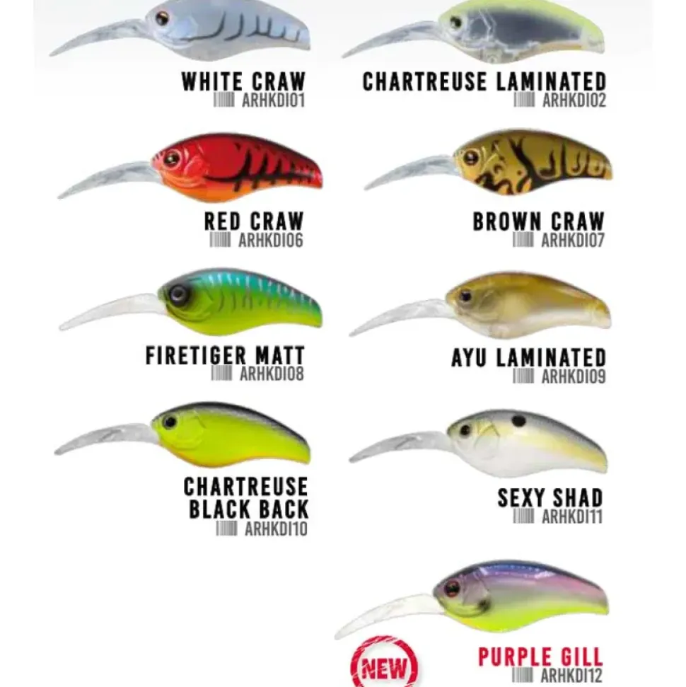 Herakles Crankbait Hypno MR Floating 14.5g 56 mm