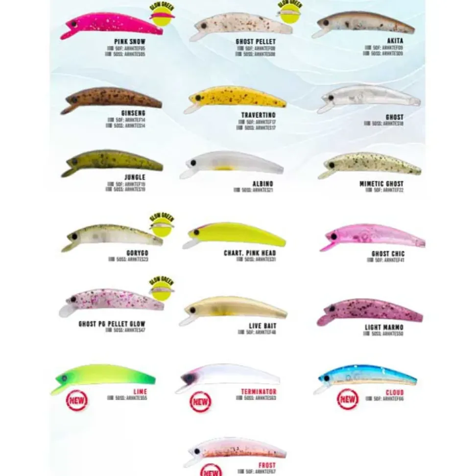 Herakles Minnow Teser Slow Sinking 2.5g 50 mm