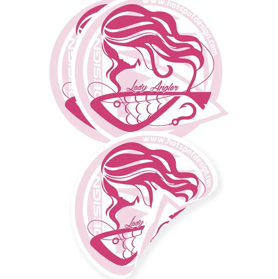 Hotspot Design Pegatina Lady Angler