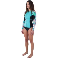 Hurley Camiseta térmica de manga larga con cremallera completa Advant 1/1 mm