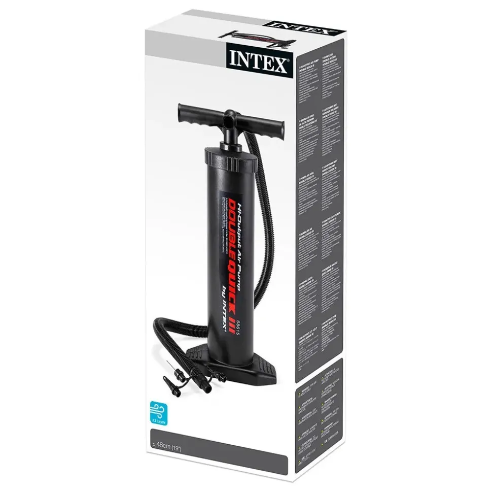 Intex Bomba Manual Doble Rápida III