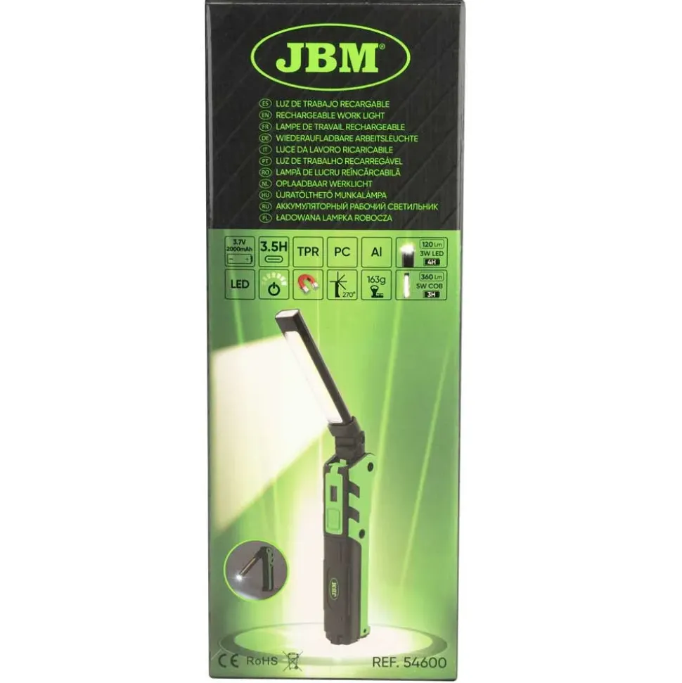 JBM Linterna Mini Articulated Magnetic Led 360Lm