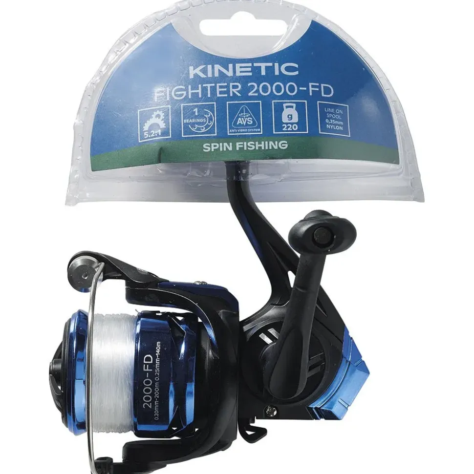 Kinetic Carrete de spinning Fighter FD