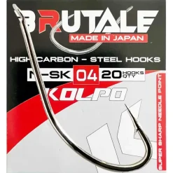 Kolpo Anzuelo simple con ojal con muerte Brutale N-SK
