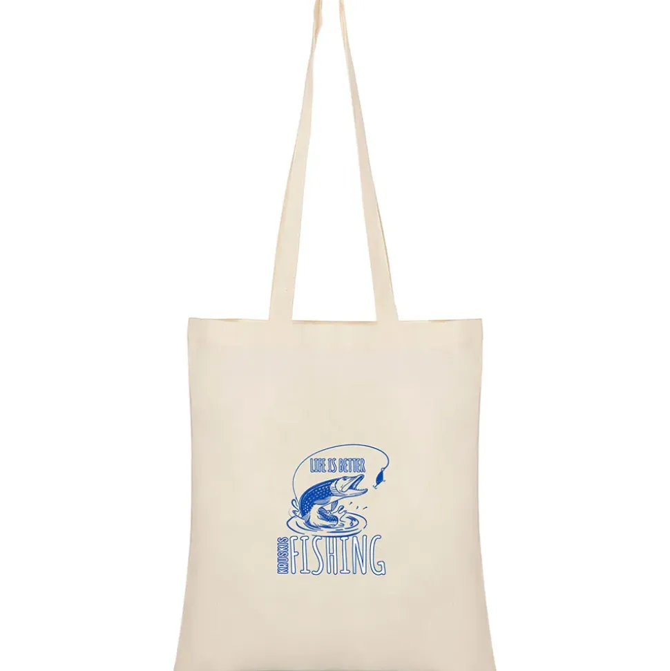 Kruskis Bolsa tote Life Is Better Fishing 10L