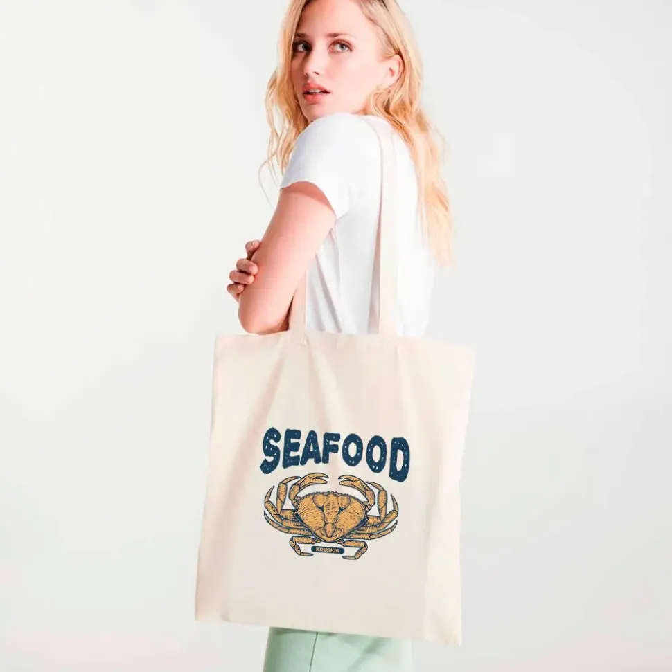 Kruskis Bolsa tote Seafood Crab