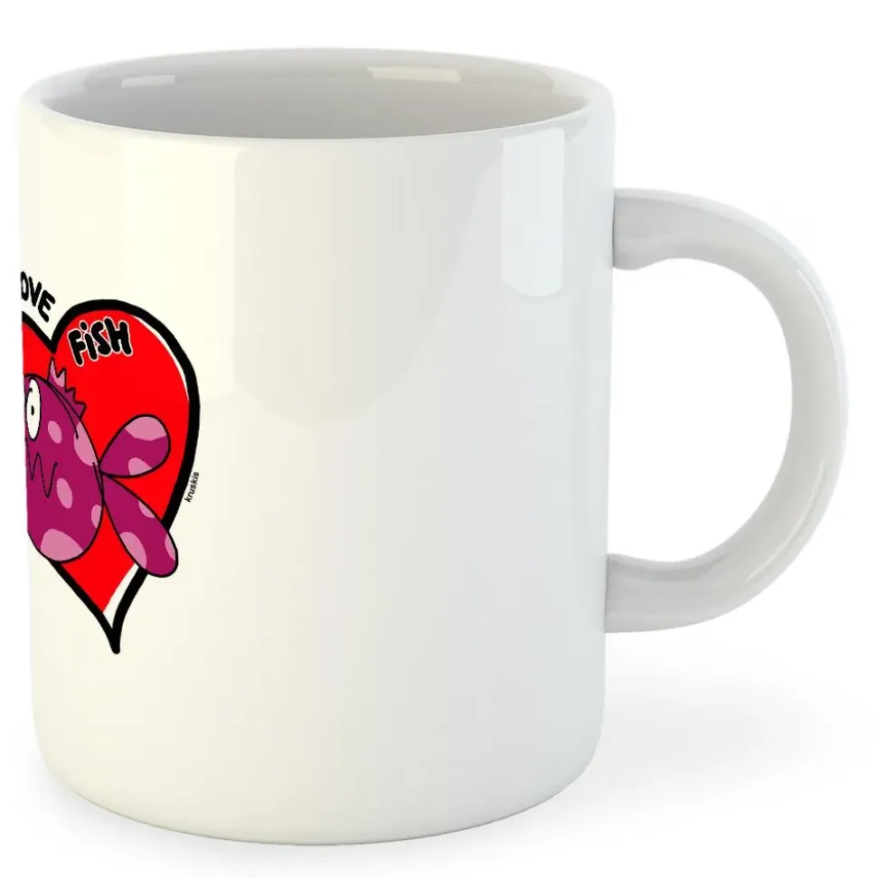 Kruskis Taza I Love Fish 325ml