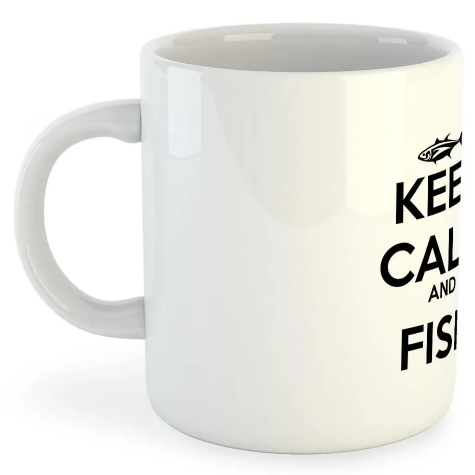 Kruskis Taza Keep Calm and Fish 325ml