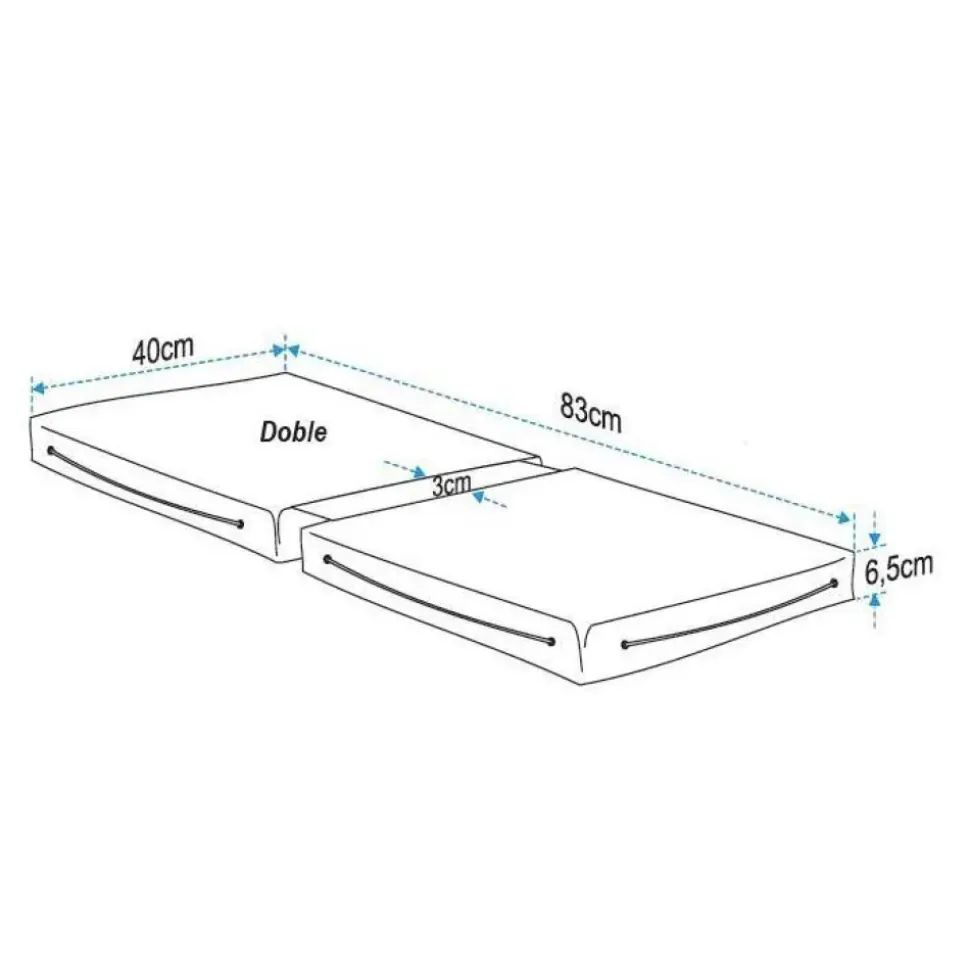 Lalizas Funda de cojín doble flotante