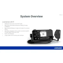Lowrance Radio Link-9 Class D VHF