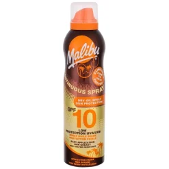 Malibu Spray de aceite seco continuo con protector solar SPF 10 175ml
