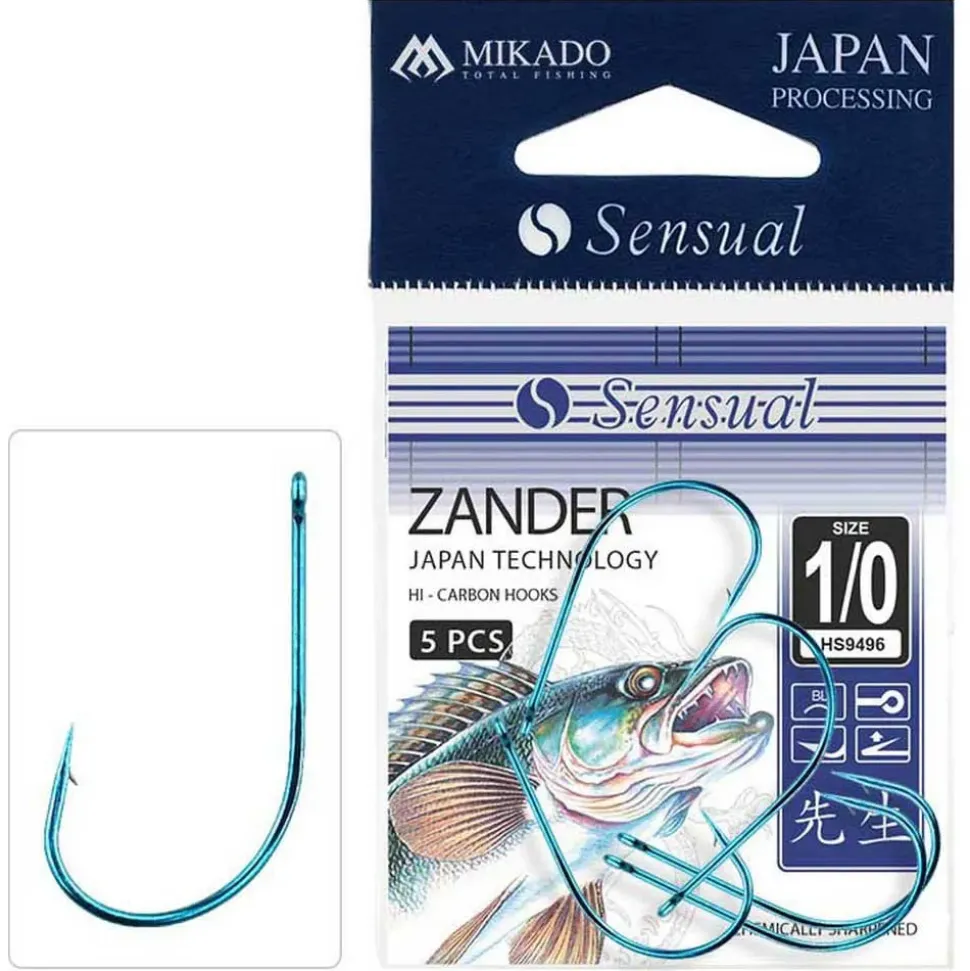 Mikado Anzuelo simple con ojal Sensual Zander