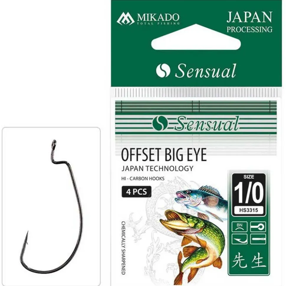 Mikado Anzuelo texas Sensual Offset Big Eye