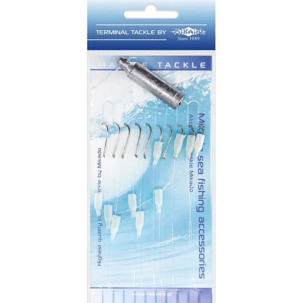 Mikado Bajos línea Sea Fishing Set 0.350 mm