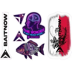 Mikado Pegatina Baitnow Set 4 Pol